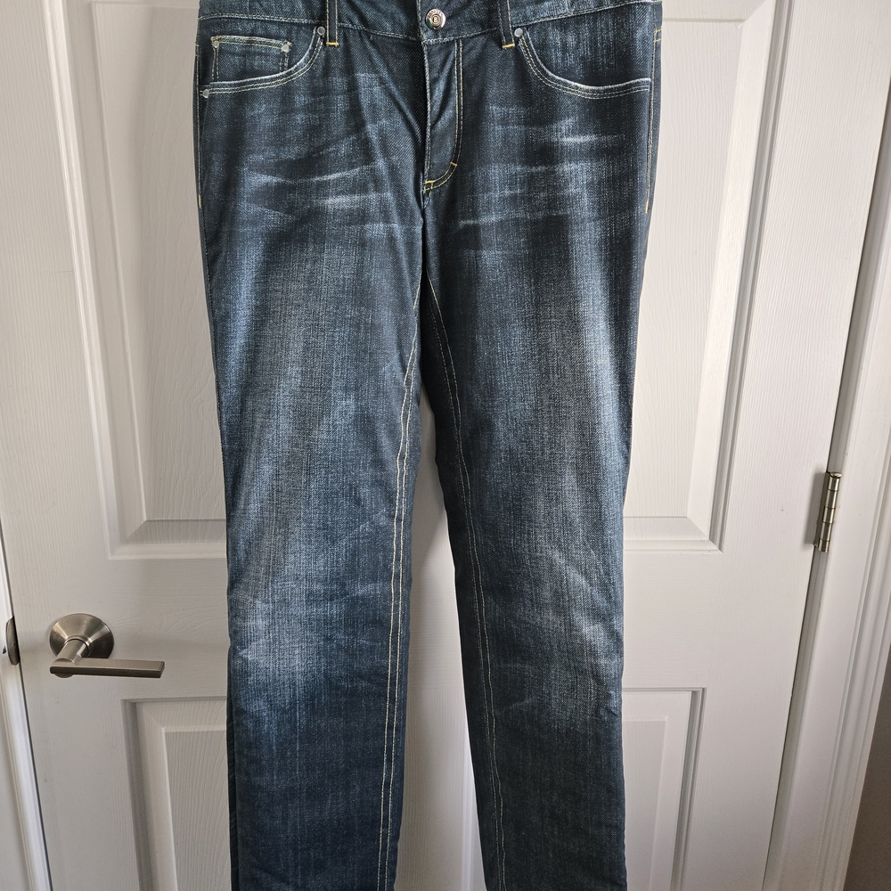 Wmns Bogner Malena Ski Pants, Sz 6 Long, Denim Print, NWT